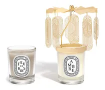 Two-candle carousel set