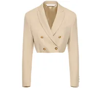 PA buttons double breast crop jacket