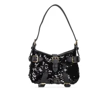Borsa mini con paillettes