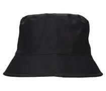 Cappello bucket in tela con logo