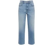 Jeans cropped London in denim di cotone