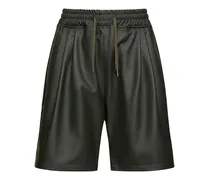 Shorts jogging in similpelle