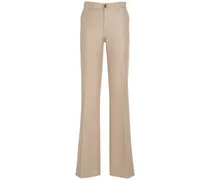 Thayer cotton & silk straight pants
