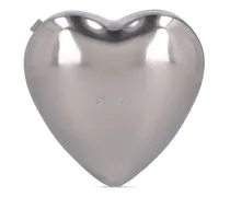 Pochette in metallo a forma di cuore