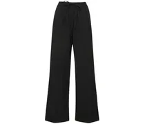 Pantaloni relaxed fit in cotone organico