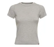 T-shirt America in cotone e cashmere