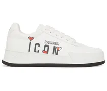 Sneakers low top Icon in pelle