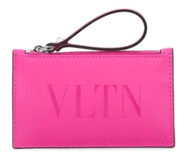 Porta carte di credito VLTN in pelle con borchie