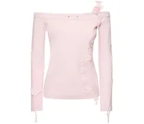 Top in maglia di viscosa