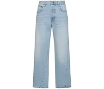L32 Wide twist denim jeans