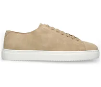 Sneakers low top in camoscio washed