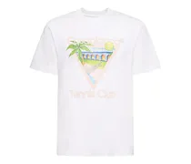 T-shirt Tennis Club in cotone organico