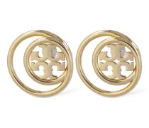 Miller double ring stud earrings