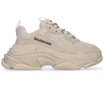 Balenciaga Sneakers Triple S in similpelle 60mm Beige