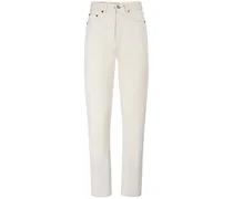 Saint Laurent Jeans slim fit in denim Bianco