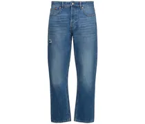 Jeans regular fit in denim di cotone