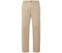 Pantaloni relaxed fit in twill di cotone