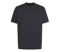 T-shirt girocollo in jersey di cotone