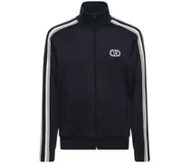 Felpa in jersey con logo