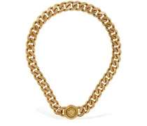 Versace Collana di metallo Oro
