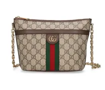 Gucci Mini Ophidia GG canvas shoulder bag Ebano