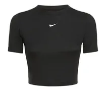 Nike T-shirt cropped Nero