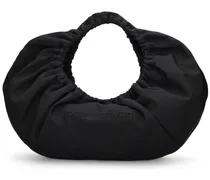 Medium Crescent nylon twill shoulder bag
