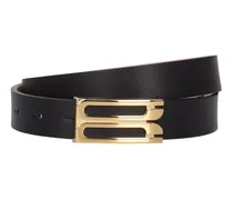 Victoria Beckham Regular Frame leather belt Nero