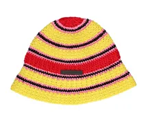 Cappello bucket in maglia in cotone