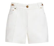 Versace Shorts in denim Bianco