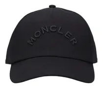 Moncler Embroidered logo cotton baseball cap Nero