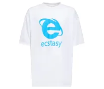 T-shirt Ecstasy in cotone con stampa