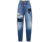 Jeans vita alta Sassoon patchwork