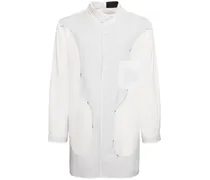 Camicia Y-Black and White in cotone