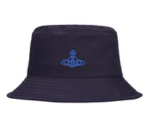 Cappello bucket in cotone con logo