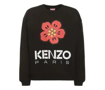 Kenzo Felpa Boke Flower in cotone Nero