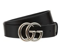 Cintura GG Marmont in pelle 4cm