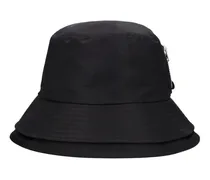 Cappello bucket in twill di nylon