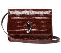 Borsa Maccheroni in pelle stampa coccodrillo