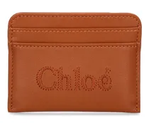 Porta carte di credito Chloe Sense in pelle