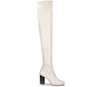 Isabel Marant Stivali alti Lelta in pelle 85mm Bianco