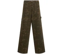 Jeans oversize camouflage