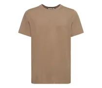 T-shirt in cotone e lyocell