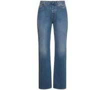 Jeans in denim di cotone 5 tasche