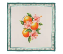 Foulard Oranges en Fleur in seta stampata