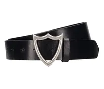 Cintura Shield in pelle 3.5cm