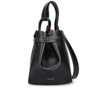 Sigma small leather bucket bag