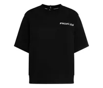 Moncler Logo cotton t-shirt Nero