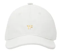 Cappello baseball TF in tela di cotone e pelle