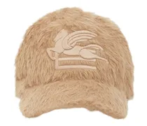 Cappello baseball in pelliccia sintetica con logo